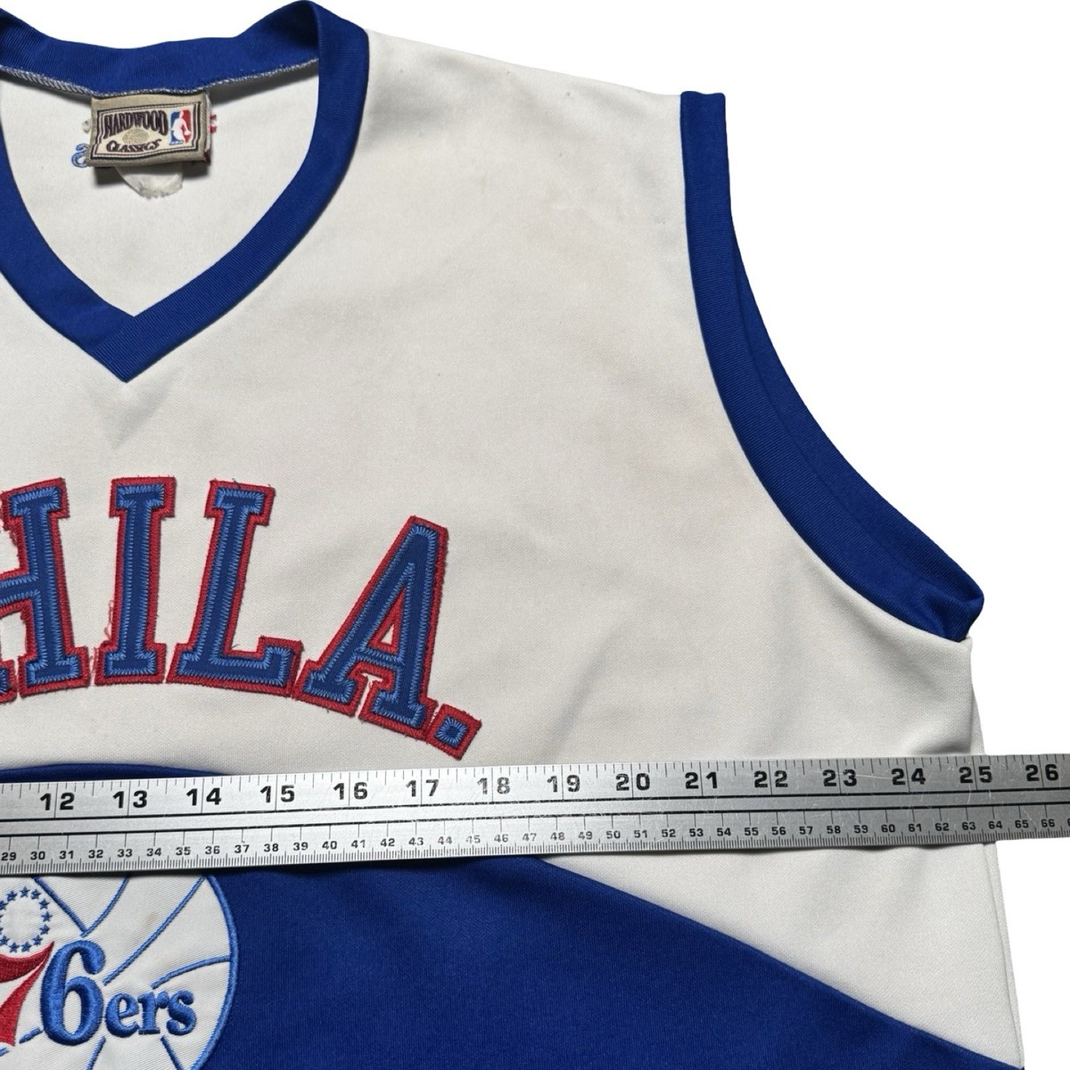 Hard wood Majestic NBA シクサーズ ジャージ XL ① Vintage NBA Philadelphia 76ers Sixers Hardwood Classics