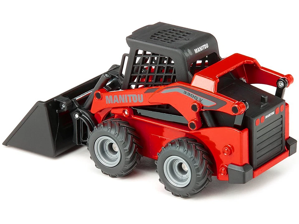 2023 Manitou 3300V Skid Steer Loader Red 1/32 Diecast Model Siku Collectible - Image 2 of 4