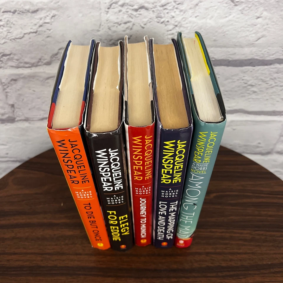 Jacqueline Winspear Lot 5 Maisie Dobbs Series 1st Edition HC DJ Mystery Book Lot Foto 4 de 4