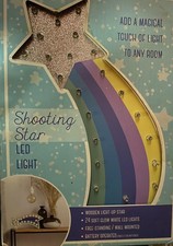 Shooting Star LED Light Christmas Festive Display Decor Xmas Wall Mountable Gift