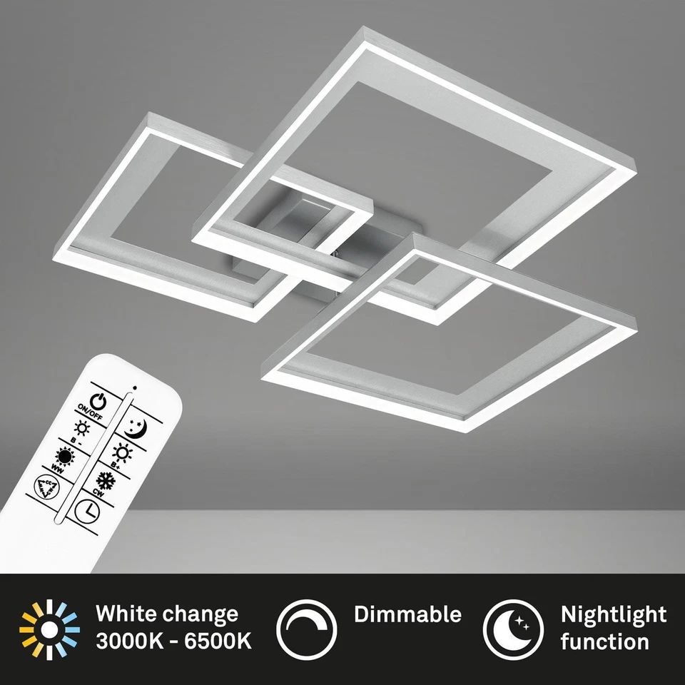 Briloner Deckenleuchte LED 40W Deckenlampe CCT Dimmbar Fernbedienung Schwenkbar  - Bild 2 von 4