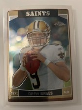 Flawless 2006 Topps Chrome - Drew Brees #155 HOF
