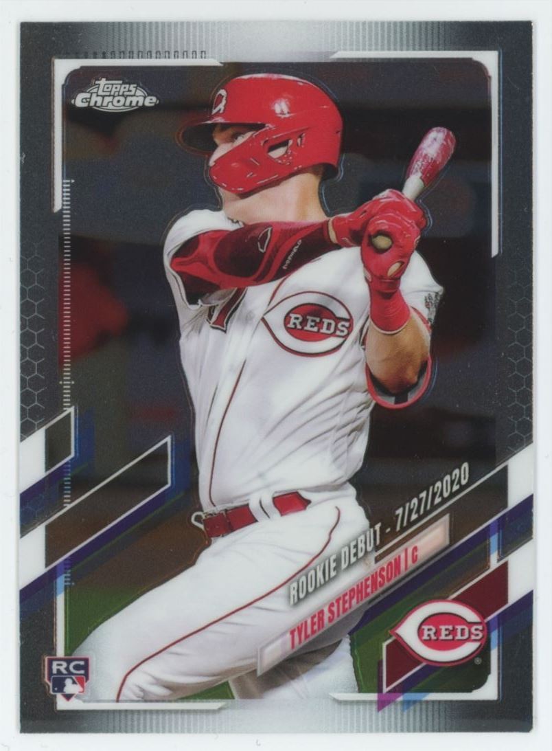 2021 Topps Chrome Update Tyler Stephenson Rookie Reds #USC26 A9
