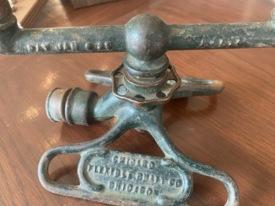 Antique Rain King Sprinkler Model Chicago Flexible Shaft Co.