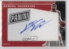 2017 National Convention Manufactured 4/14 Denzel Valentine Patch Auto 19bx