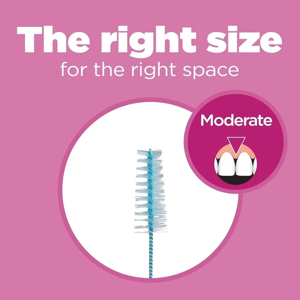 GUM 612A Proxabrush Go-Betweens Cepillo Interdental Recambios Moderado 8 Ct - 6pk Foto 4 de 4