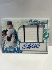 2024 Leaf Trinity Thatcher Hurd Auto Patch /49 New York Yankees AU