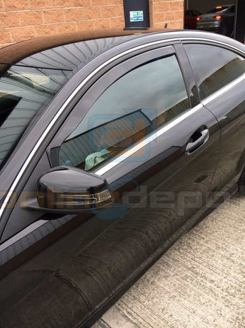 Wind deflectors MERCEDES CCLASS W204 3doors 20062015 2pc HEKO