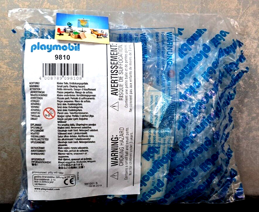 Playmobil City Life - 9810 Geography Class (Polybag) - New & Sealed