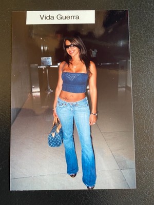 VIDA GUERRA - SEXY LATINA GLAMOUR Model FHM Mag. PLAYBOY 4x6 Candid 09