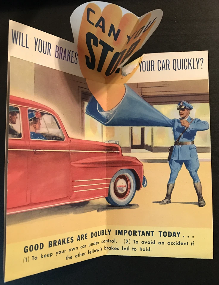 1940s Pontiac Torpedo advertisment Rare Original  - Image 3 of 4