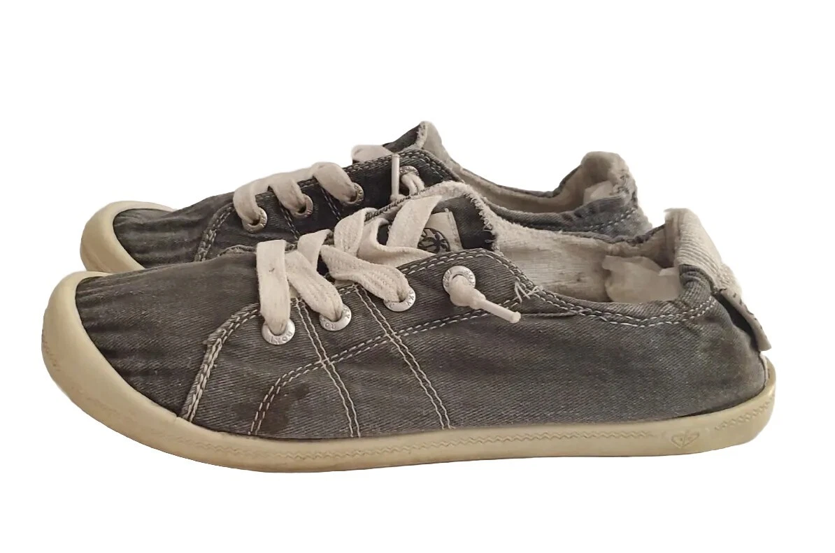 Gray roxy shoes clearance
