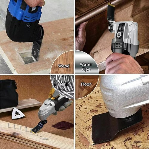 4tlg Sägeblatt Multifunktionswerkzeug Multitool Metall 34mm Sägeblätter Zubehör - Bild 16 von 20