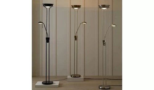 Argos Home Father & Child Uplighter Floor Lamp - Chrome(Used) - Picture 7 of 8