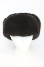 NEW REFURBISHED DARK RANCH DARK BROWN MINK FUR HAT W/ EAR FLATS  MAN MAN SZ ALL
