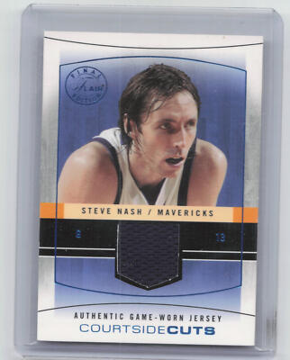 2003-04 Flair Final Edition #CC-SN Steve Nash Courtside Cuts Jerseys #/250