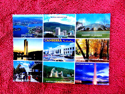 9 GREAT SHOTS OF CANBERRA A.C.T.  COLOUR POSTCARD [359]