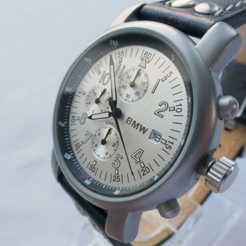 BMW M Power Motorsport Racing Classic M3 Sport Car Accessory Chronograph Watch - Picture 6 of 24