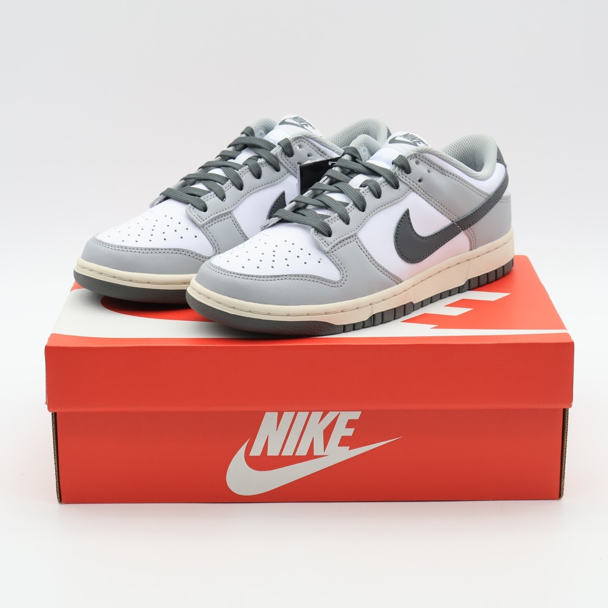 DD1503-117 Nike Dunk Low White Light Smoke Grey (Women's) | eBay