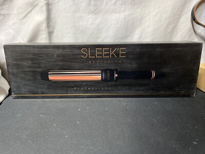 Sleek'e Exclusive Professional Curler 1.5'' 32mm Rose Gold Titanium Curling Iron