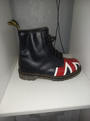 Retro Doc Martens Union Jack Toe Cap Pre Owned But Mint