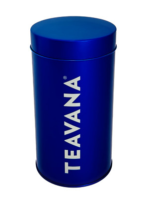 Teavana Perfectea Pure Blue 16oz Loose Leaf Tea Tin Canister Storage Container
