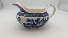 Vintage Blue Willow Gravy Boat