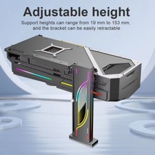 5V 3Pin ARGB VGA Bracket Vertical GPU Support Graphics Video Card Holder Parts