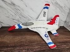 ☆~16" WowToyz Cuddle Zoo United States Air Force Thunderbirds Plush F-16 Plane~☆