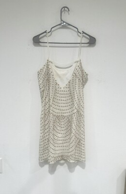 Parker Sequin Mini Dress Medium | eBay