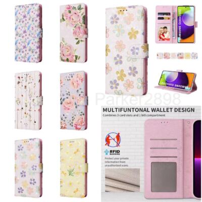 Für Samsung A54 A53 A34 A33 A23 A14 A13 A52 A32 A22 RFID Leder Stoßfest Hülle