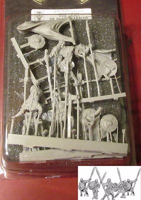 Darklands JUT-WHT-2200-005 The Dead of Black Barrow 5x Wihtgar Unit with Command