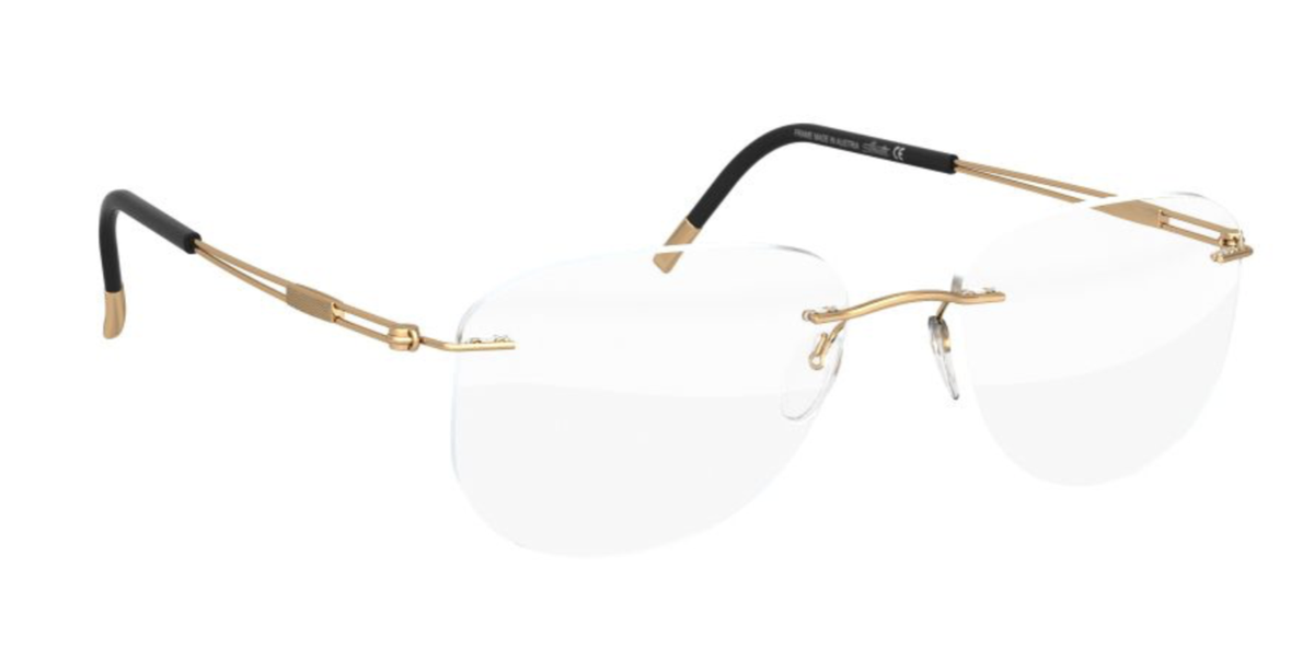 Silhouette Eyeglasses 5521 EX 7530 52 Titan Next Generation GOLD