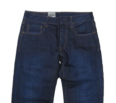 G-Star RAW Men's Dark Aged Blue 3301 Deconstructed Straight Rigel