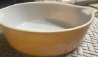 PYREX Butterfly Gold 1 pint Casserole Dish Mixing Bowl 471-B Flowers USA Vtg.