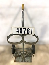 Flaschenwagen Flaschenkarre f&uuml;r 2 Flaschen f&uuml;r Autogen Schwei&szlig;ger&auml;t 48761