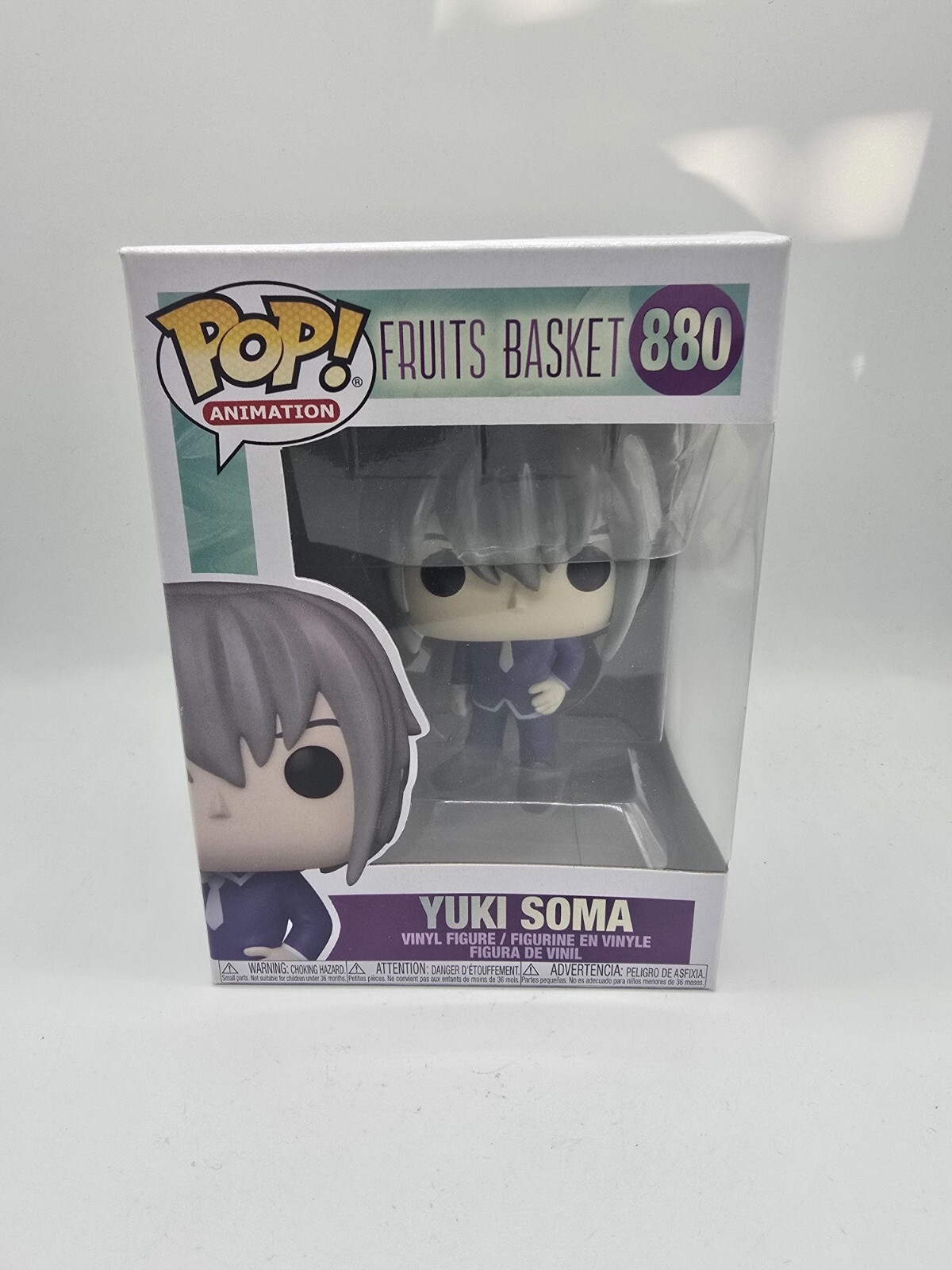 Funko Pop Yuki Soma Fruit Basket 880 Animación Vinilo Figura Multicolor Sohma Embalaje Original