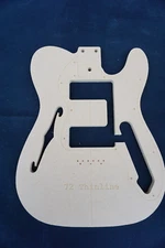 72 Thinline Telecaster Body - Guitar Router Template - 1/2" MDF CNC
