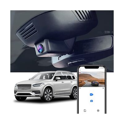 Fitcamx Dash Cam For Volvo XC90 2023-2025 - 4K Front & 1080P Rear OEM Style Camera
