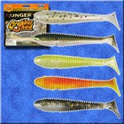 5 Esche Soft Baits Konger 12cm: Pesca In Acqua Dolce E Salata Per Lucci E Pesci Gatto