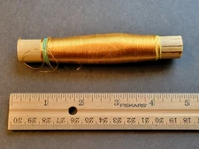 Gorgeous Moroccan Bulk YELLOW TAN Silk Floss Spool (50+ Yards) Fly Tying 