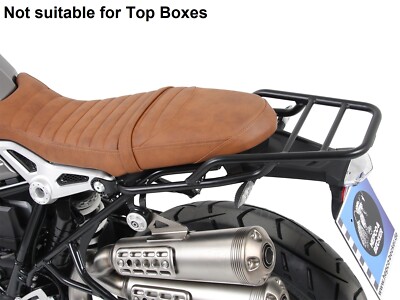 BMW R9T Scrambler Tube Rear Rack - Black BY HEPCO & BECKER (From 2016 ...