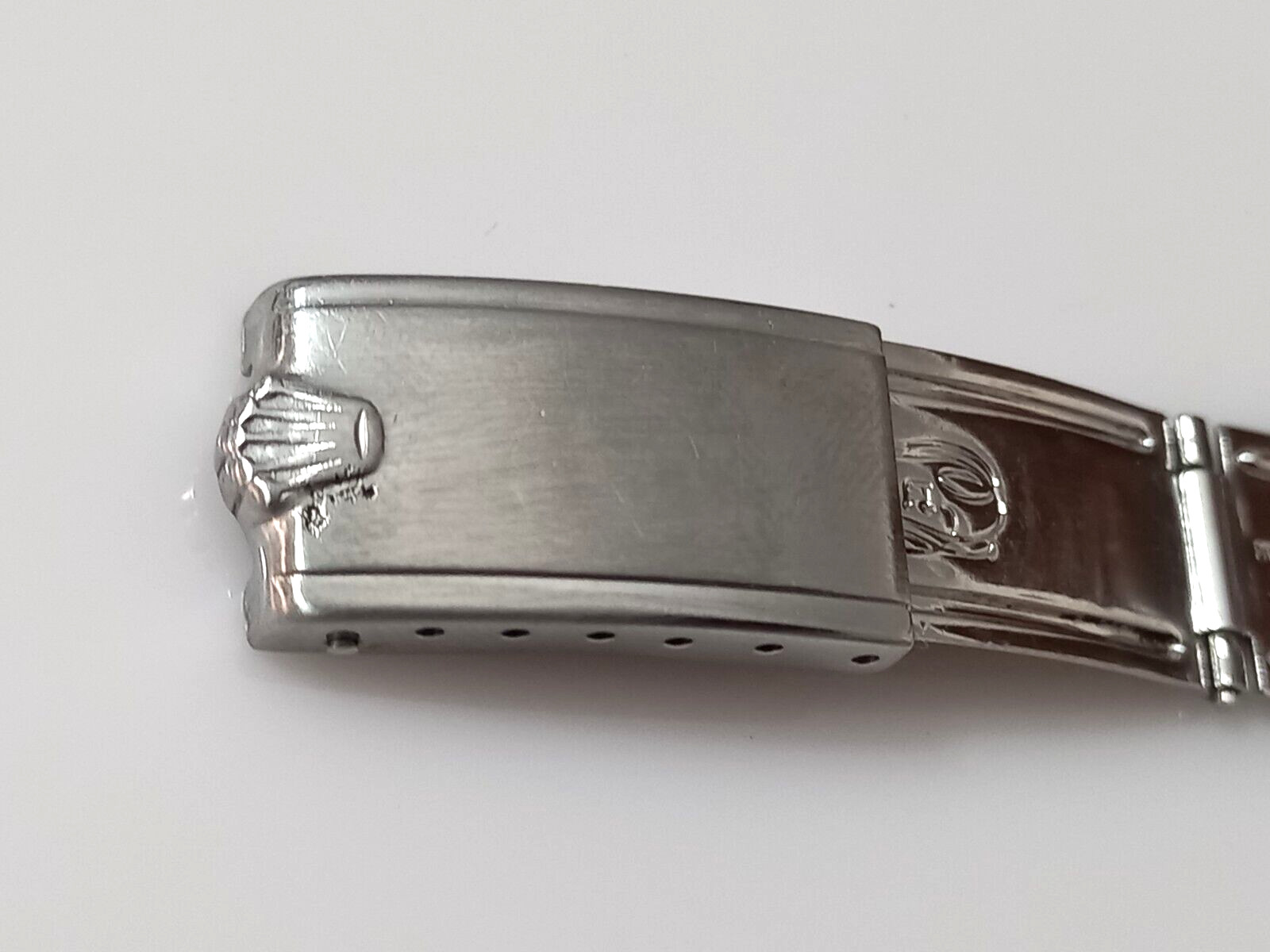 Rare 1963 Rolex Oyster Rivet Daytona GMT Submariner 13.2 mm Watch Bracelet Clasp image 4