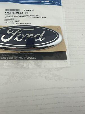 Ford E-150 E-250 E-350 F-250 F-350 Excursion Oval Blue Tailgate