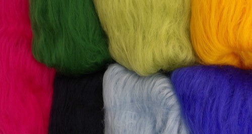 Pure Merino Carded Core Wool Batts Dyed Bright 7 Colours 25g-100g to Felt / Spin - Picture 4 of 105