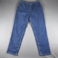 Gitano Jeans Womens 16 Blue High Rise Relaxed Fit High Tapered Leg NEW
