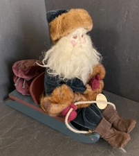 GAIL WILSON DUGGAN ORIGINAL ARTIST SANTA DOLL WITH TAG