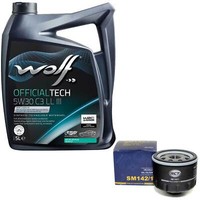 MotoröL Set 5W30 5 Liter + ÖLfilter FüR Dacia Logan Duster Nissan Renault 1.5
