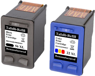 2x HP 56 & 22 XL Druckerpatrone für Officejet 5610 HP22 Angebot