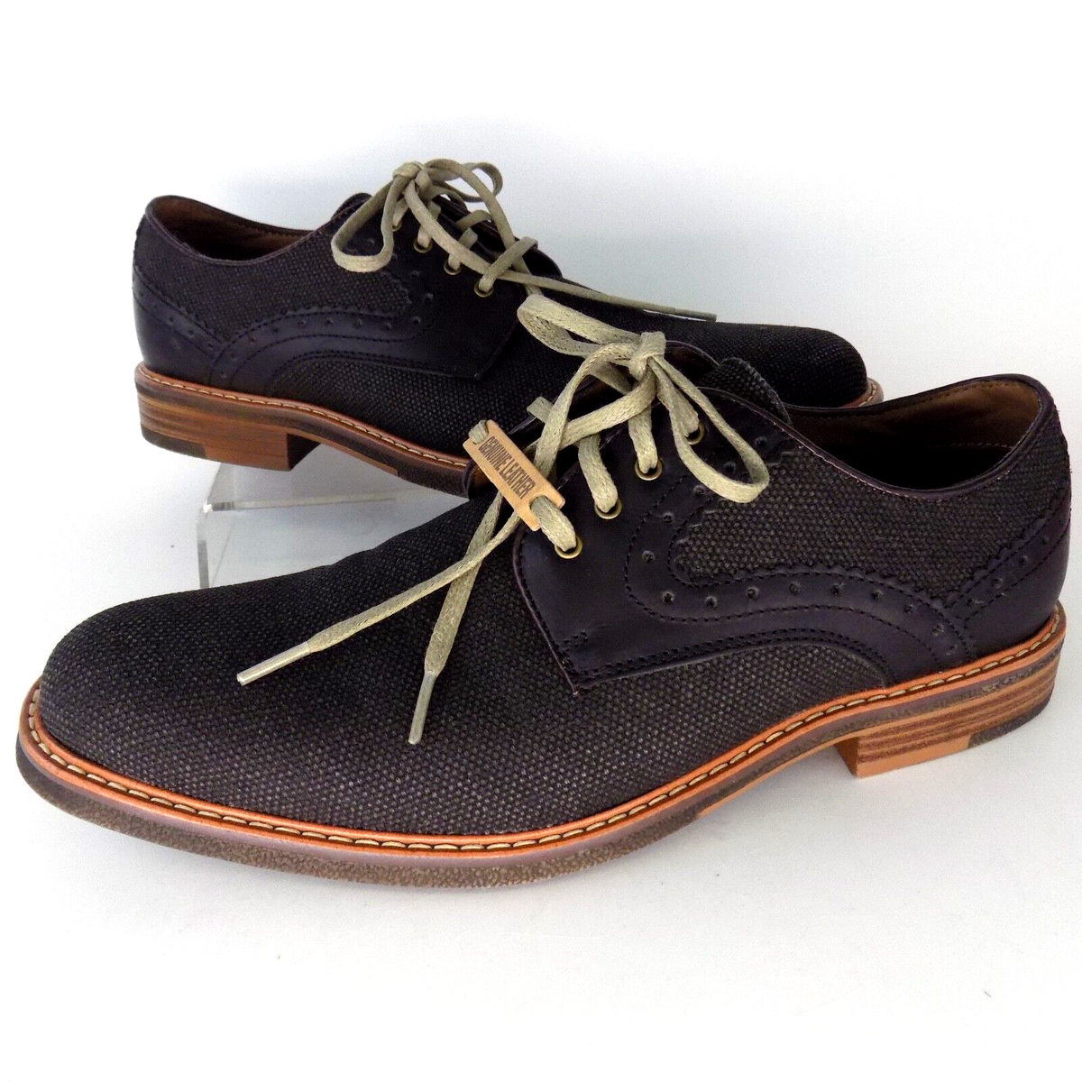 Men\'s Black Canvas Lace-Up Dress Shoes Amazon.com | Shoes 18 Mens Casual Lace Up Canvas Sneaker  main image 2